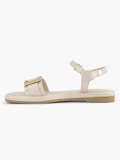 Online Beige Sandaal Siergesp Dames Sandalen