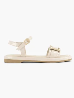 Online Beige Sandaal Siergesp Dames Sandalen