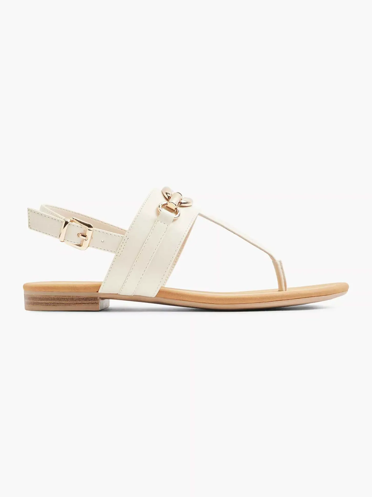 New Beige Sandaal Sierketting Dames Sandalen