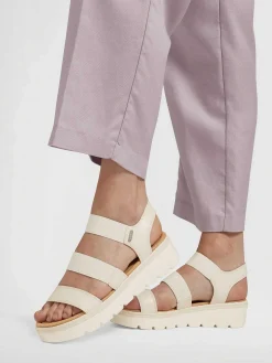 Discount Beige Sandalette Dames Sandalen