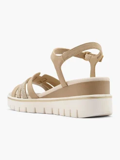 New Beige Sandalette Dames Sandalen