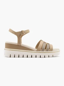 New Beige Sandalette Dames Sandalen
