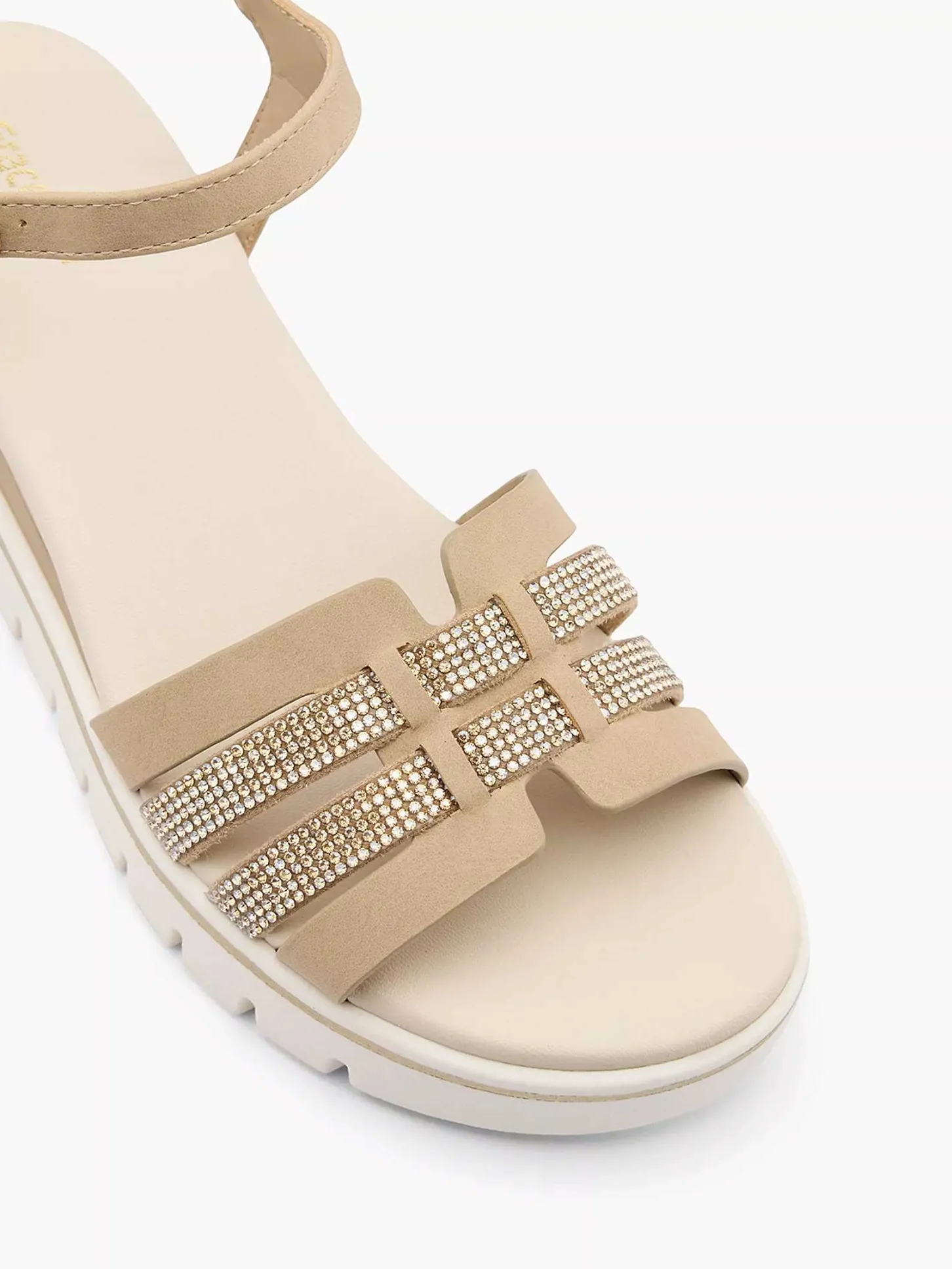 New Beige Sandalette Dames Sandalen