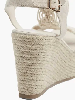 Outlet Beige Sandalette Sleehak Dames Sandalen