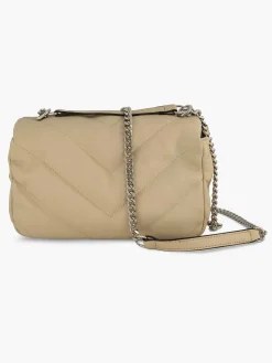 Beige Schoudertas Dames Online Exclusive Accessoires