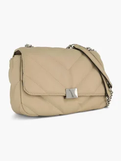 Beige Schoudertas Dames Online Exclusive Accessoires