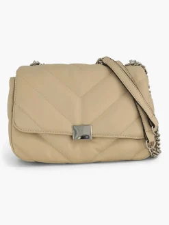 Beige Schoudertas Dames Online Exclusive Accessoires