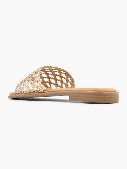 Clearance Beige Slipper Dames Slippers