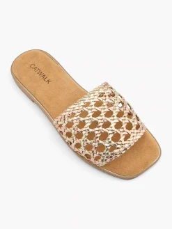 Clearance Beige Slipper Dames Slippers