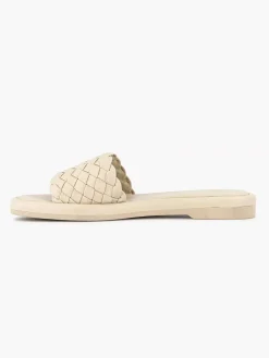 Hot Beige Slipper Gevlochten Dames Slippers