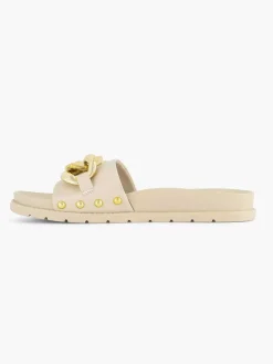 Beige Slipper Sierketting Dames Slippers