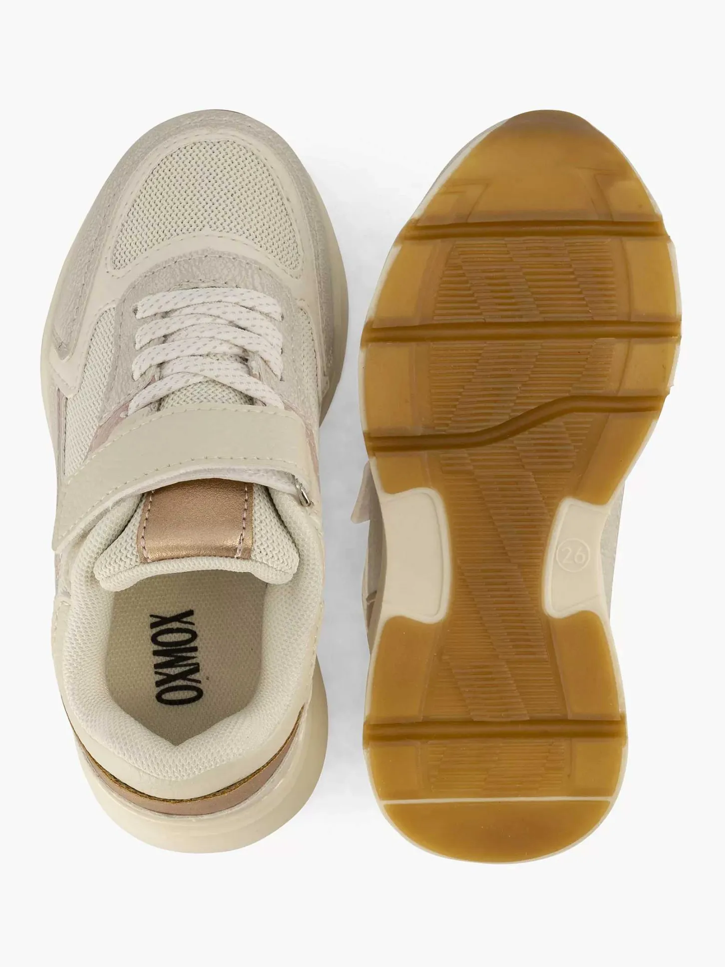 Outlet Beige Sneaker Kinderen Babyschoenen