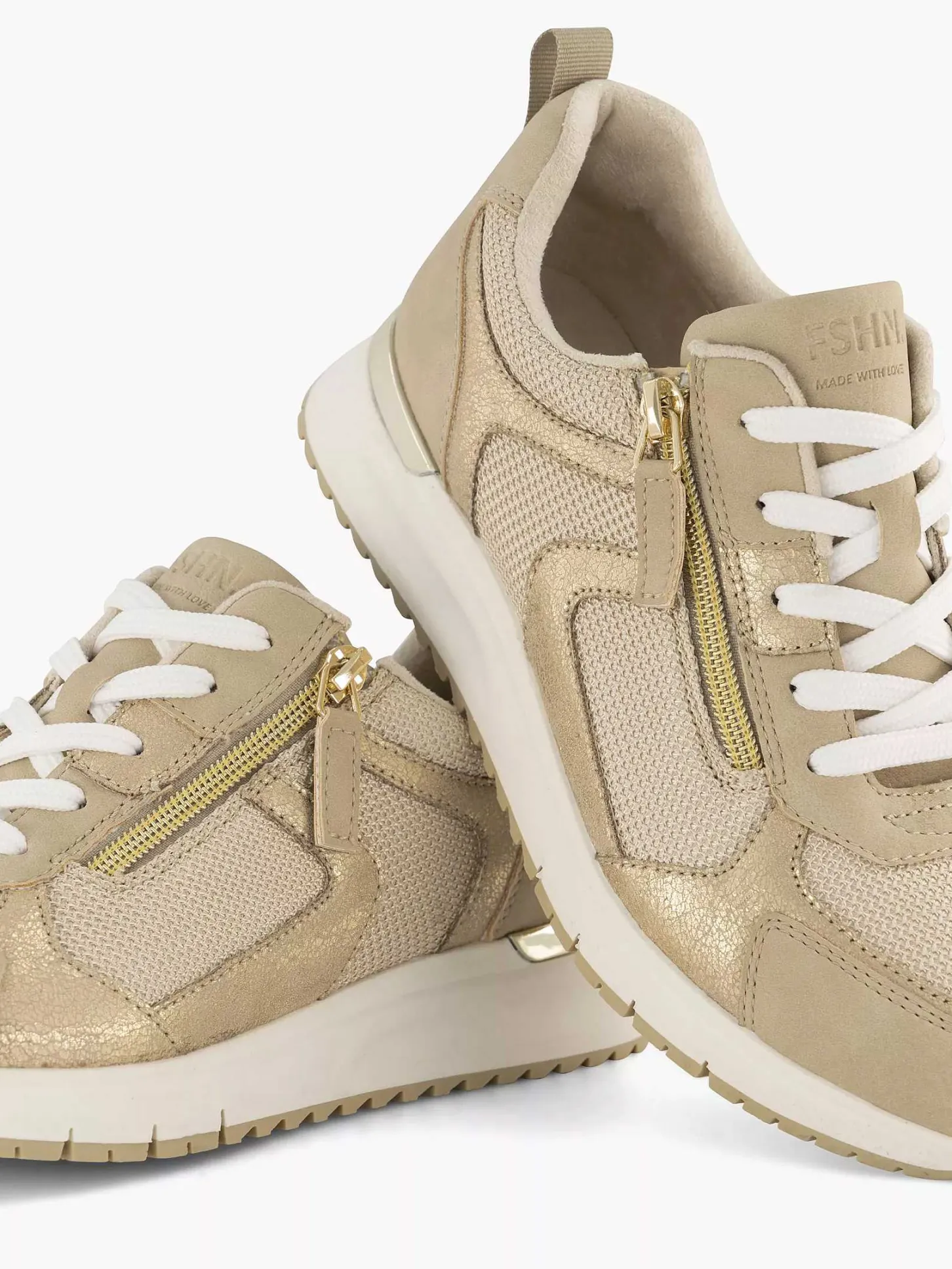 New Beige Sneaker Dames Comfort Schoenen
