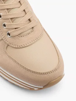 Outlet Beige Sneaker Dames Sneakers