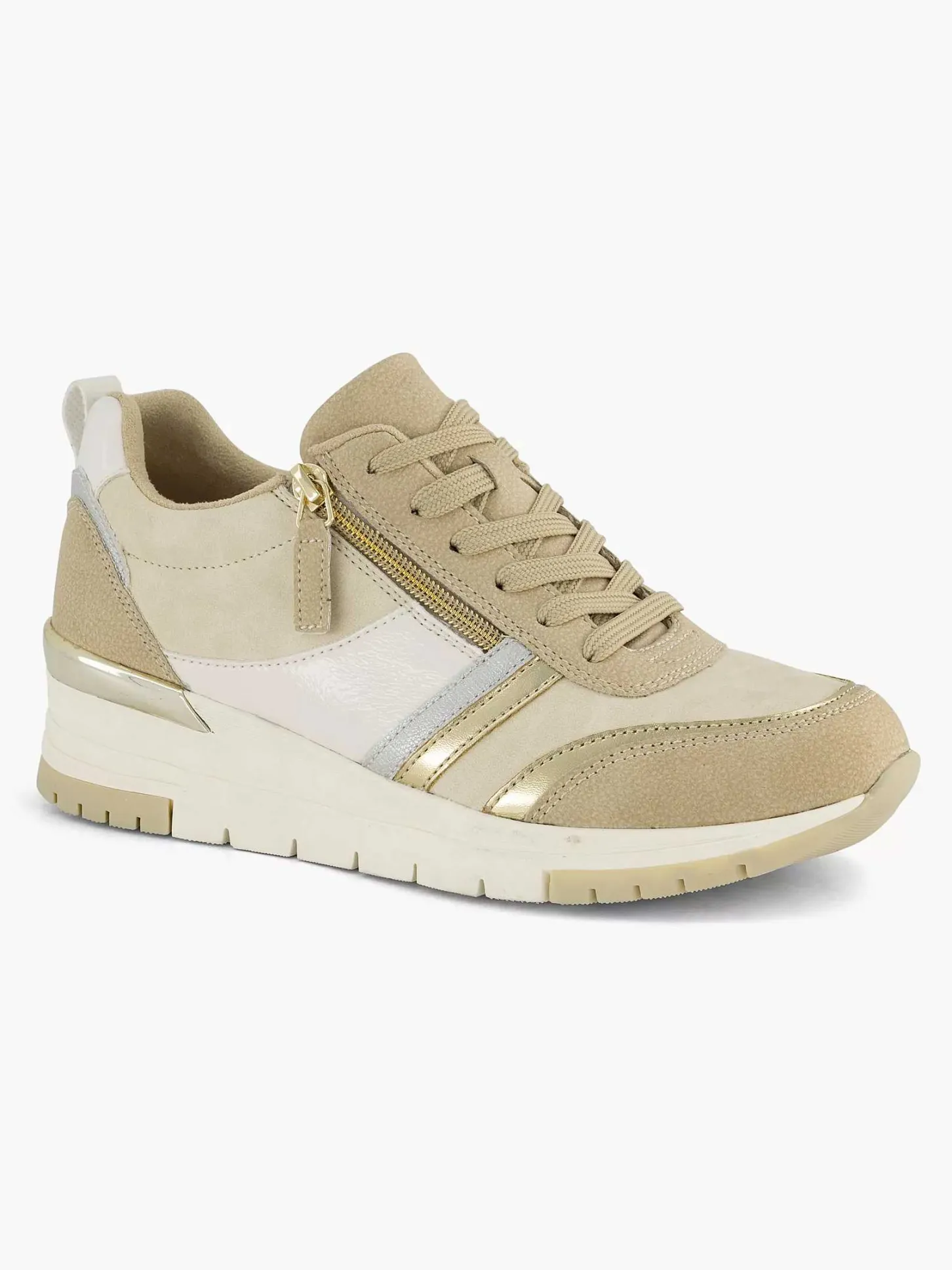 Hot Beige Sneaker Dames Comfort Schoenen