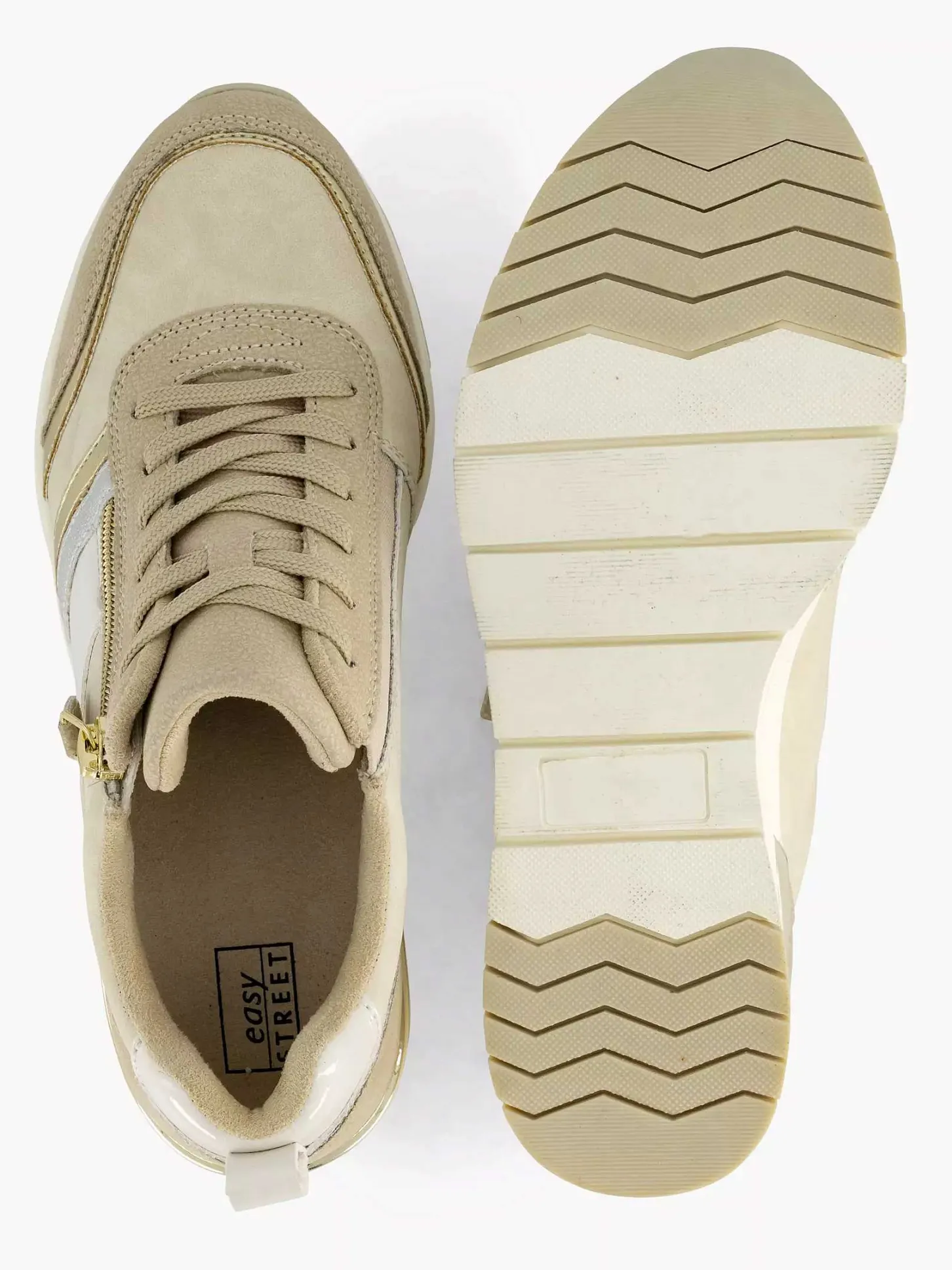 Hot Beige Sneaker Dames Comfort Schoenen