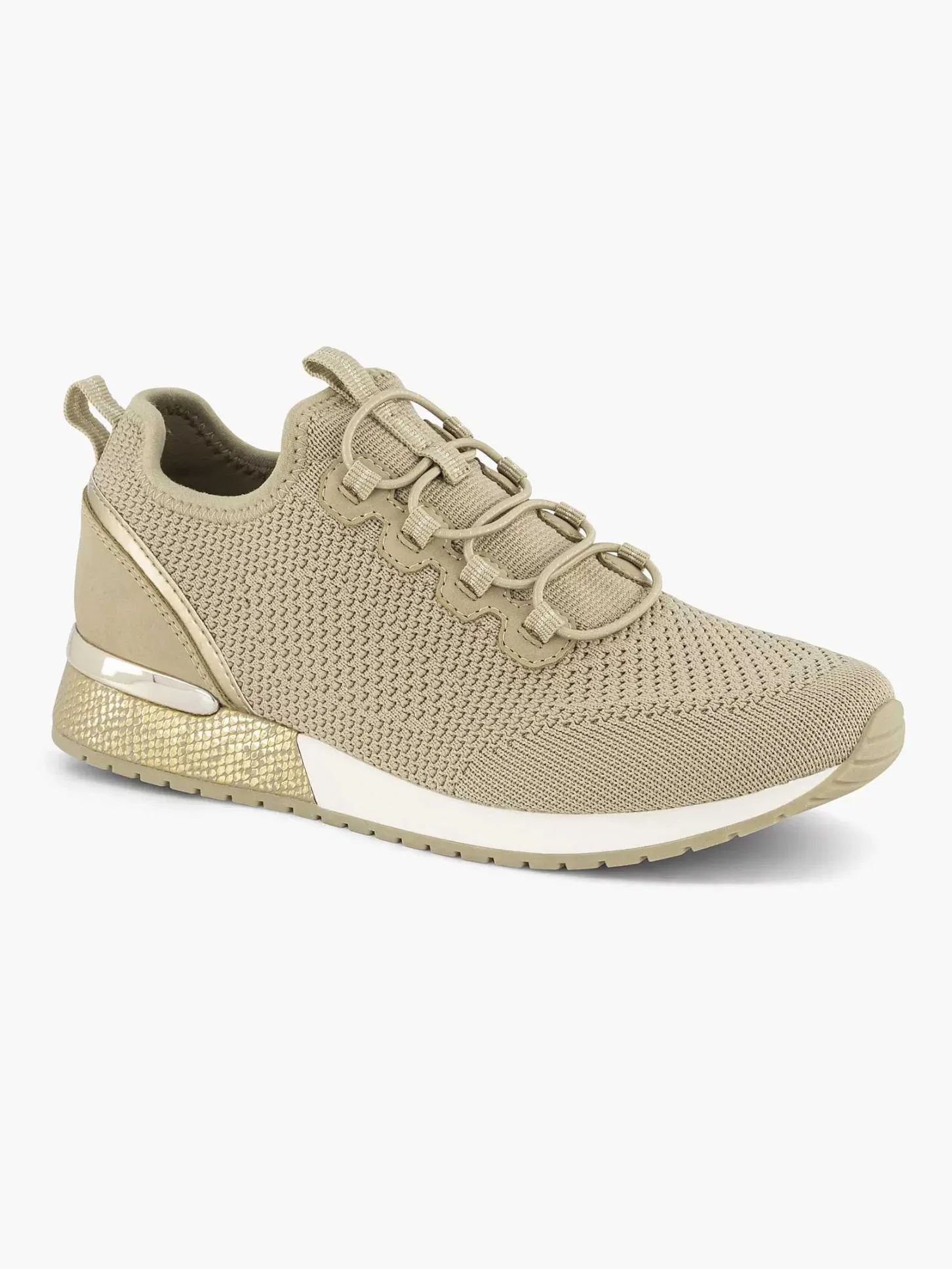 Hot Beige Sneaker Instapper Dames Instappers