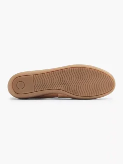 Online Beige Suede Instapper Sierketting Dames Instappers