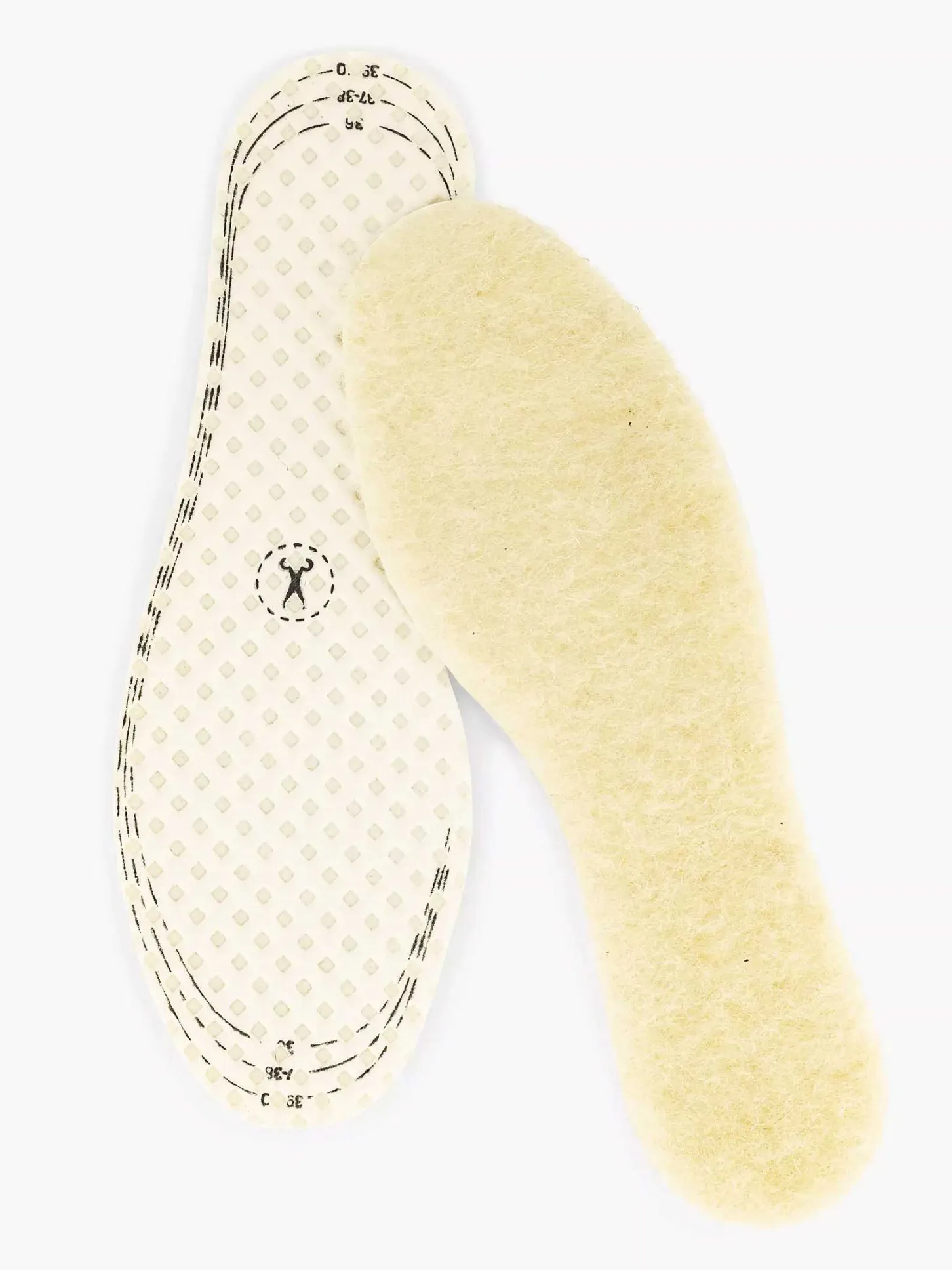 New Beige Wollen Zool 23-35 Kinderen Jongensschoenen