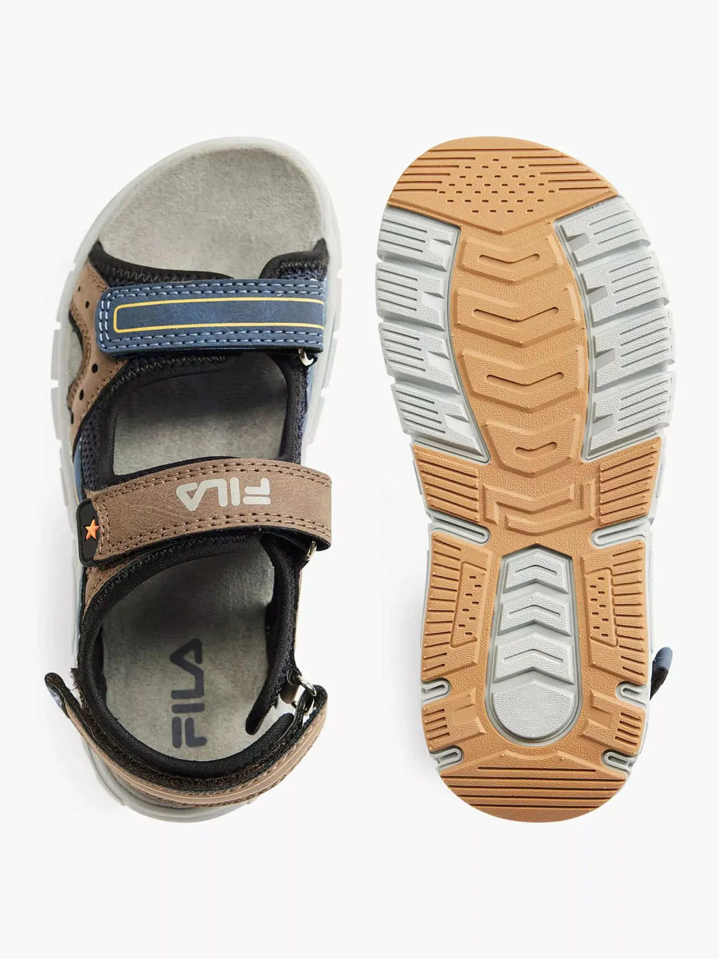 Clearance Blauw/ Bruine Sandaal Kinderen Jongensschoenen
