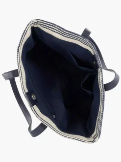 New Blauw/ Witte Strandtas Dames Online Exclusive Accessoires