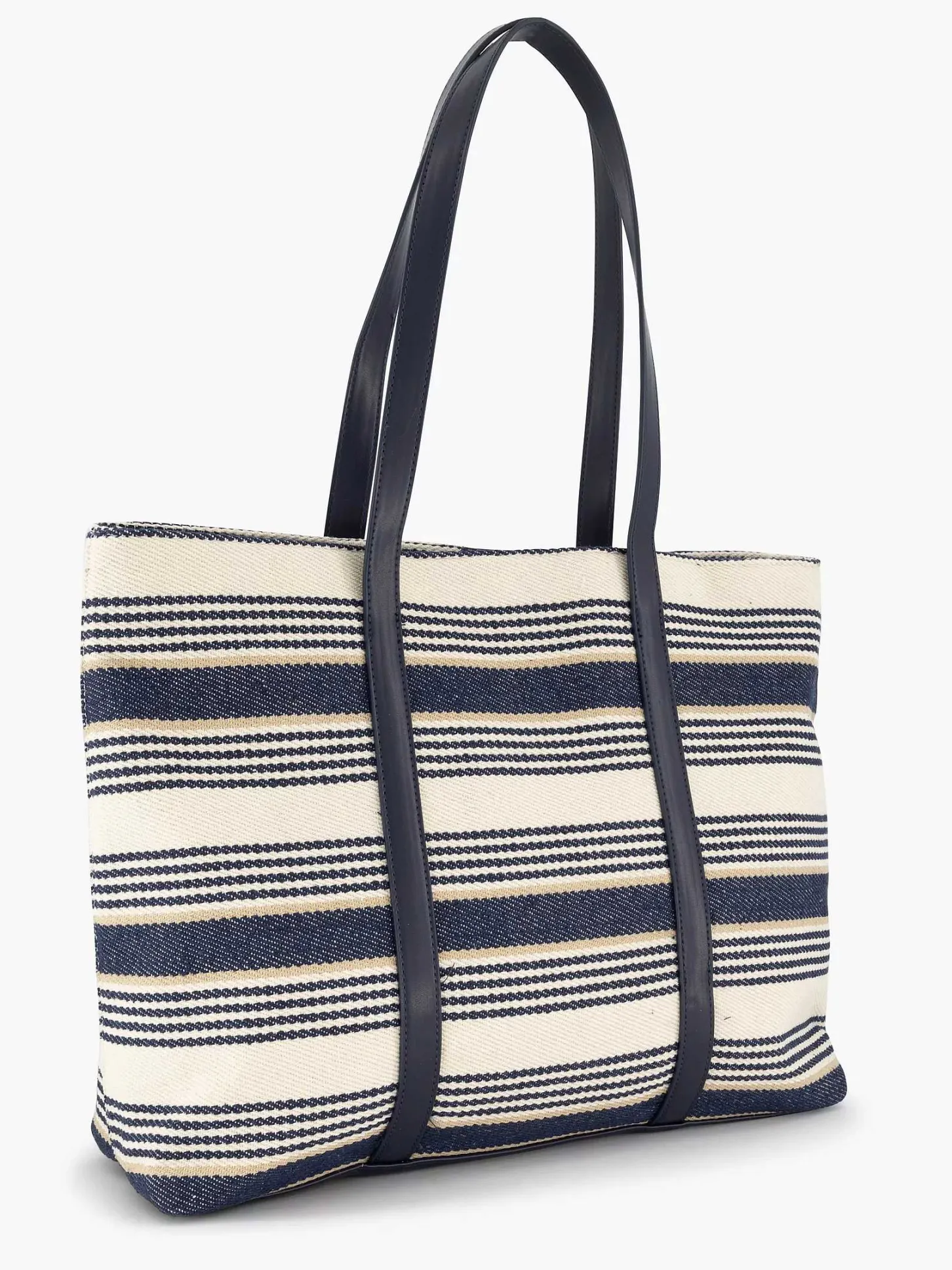 New Blauw/ Witte Strandtas Dames Online Exclusive Accessoires