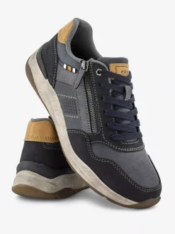 Discount Blauwe Comfort Veterschoen Heren Instappers