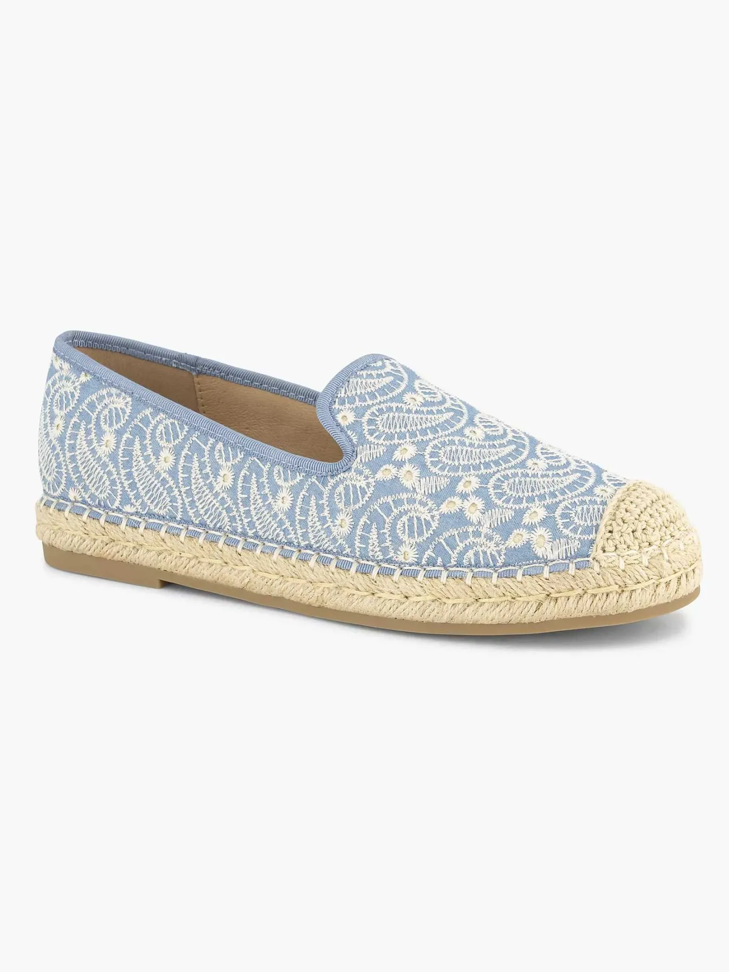 Sale Blauwe Espadrille Dames Instappers