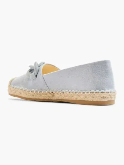 Hot Blauwe Espadrille Sierketting Dames Instappers