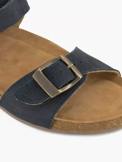 Outlet Blauwe Leren Sandaal Kinderen Jongensschoenen