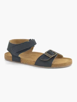 Outlet Blauwe Leren Sandaal Kinderen Jongensschoenen