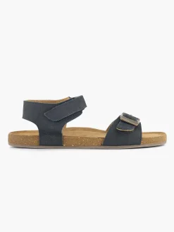 Outlet Blauwe Leren Sandaal Kinderen Jongensschoenen