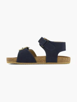 New Blauwe Leren Sandaal Klittenband Kinderen Jongensschoenen