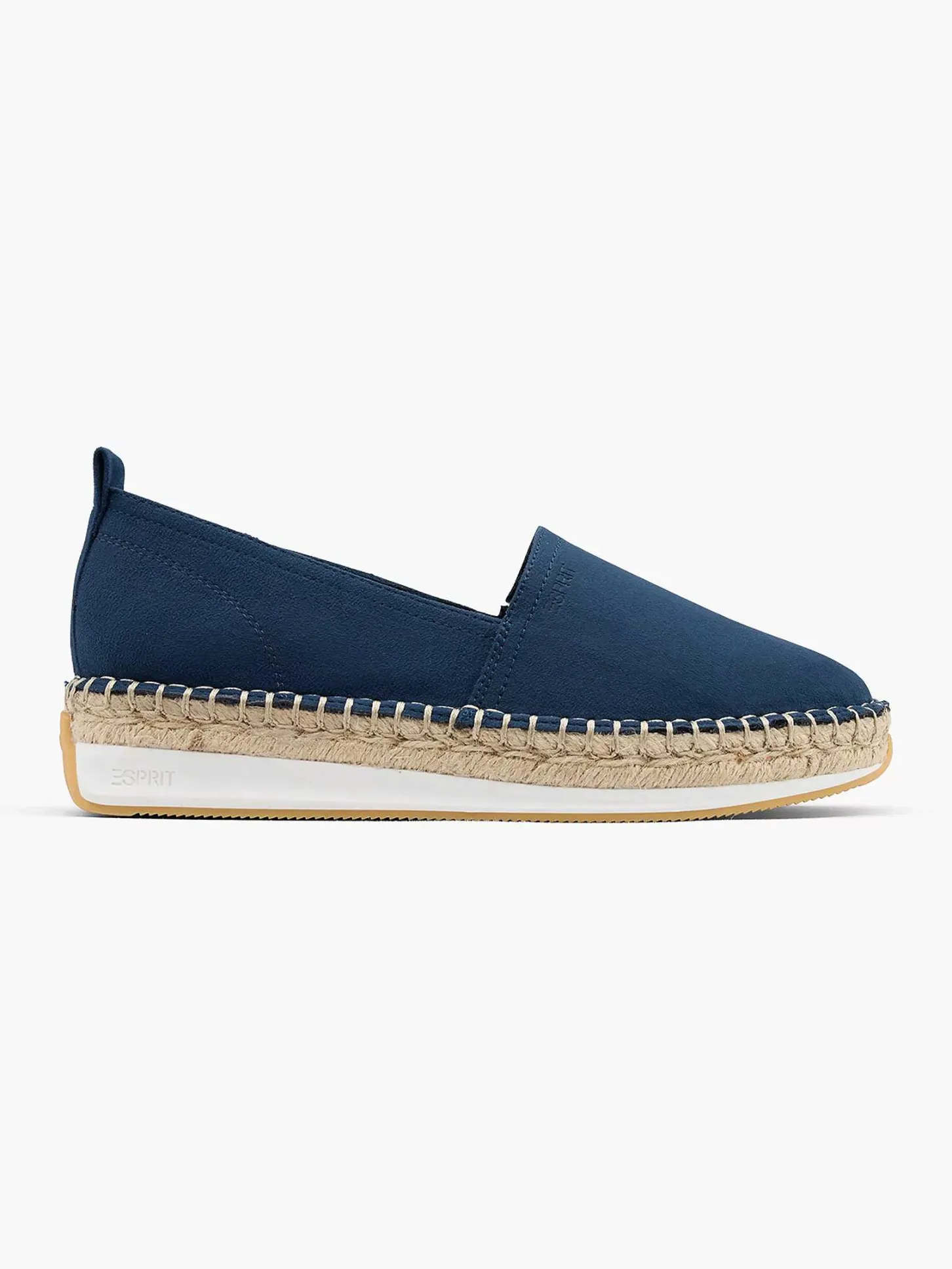 Outlet Blauwe Platform Espadrille Dames Instappers