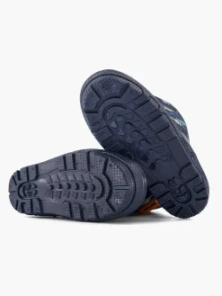 Discount Blauwe Regenlaars Dino Gevoerd Kinderen Babyschoenen