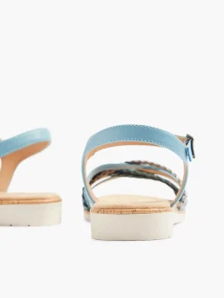 Blauwe Sandaal Dames Sandalen