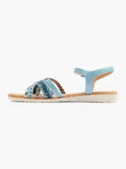 Blauwe Sandaal Dames Sandalen