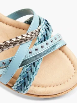 Blauwe Sandaal Dames Sandalen