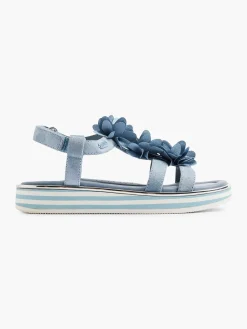 Sale Blauwe Sandaal Bloemen Kinderen Jongensschoenen