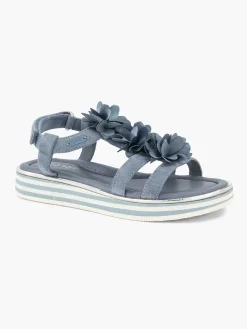 Sale Blauwe Sandaal Bloemen Kinderen Jongensschoenen
