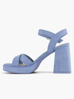 Clearance Blauwe Sandalette Dames Sandalen
