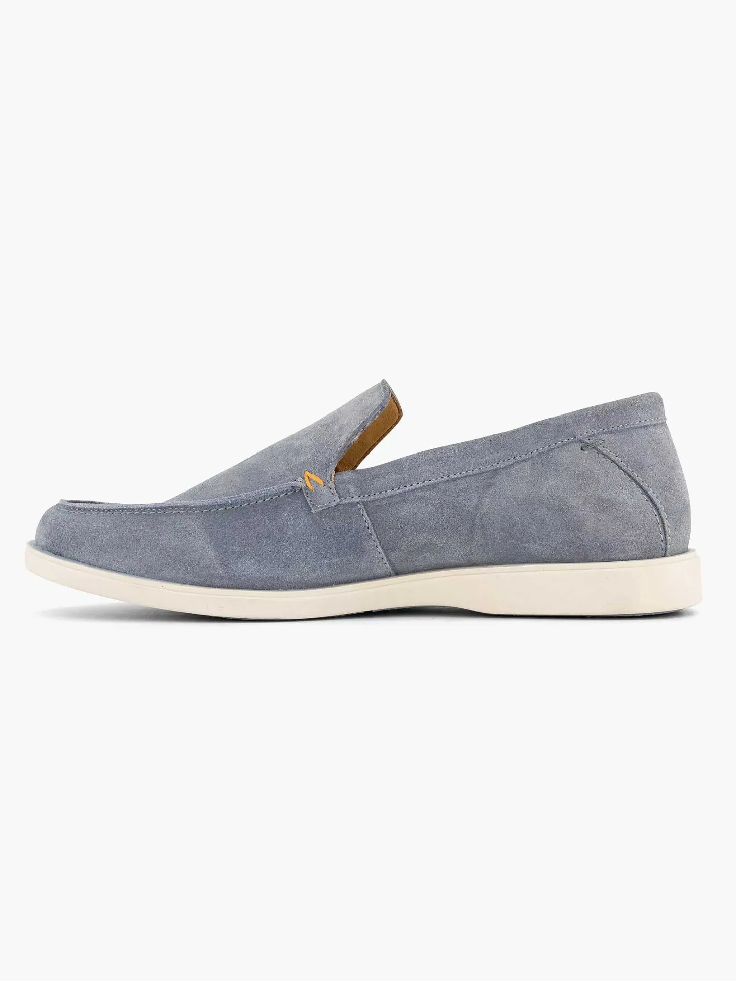 Hot Blauwe Suede Loafer Heren Instappers