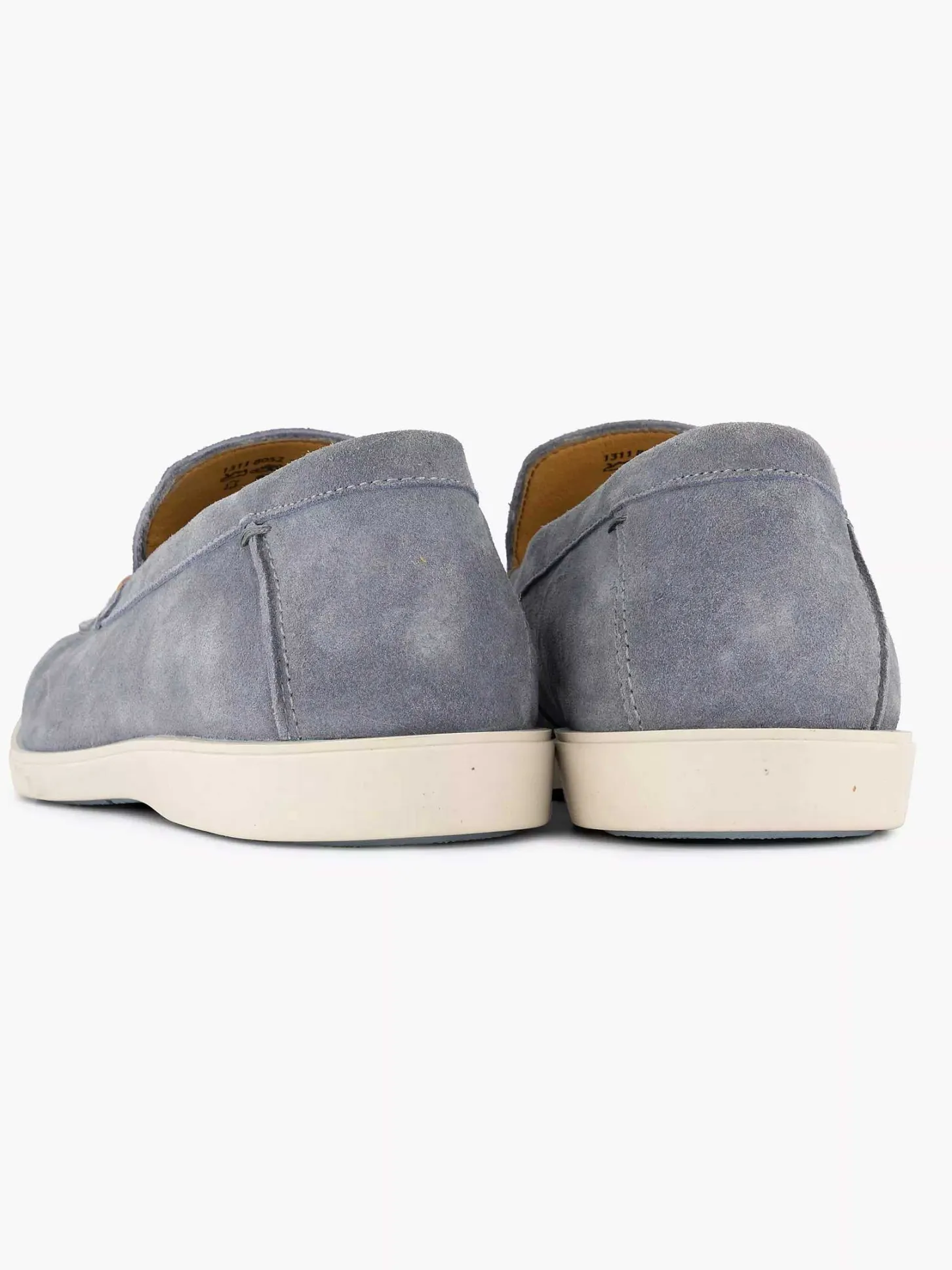 Hot Blauwe Suede Loafer Heren Instappers