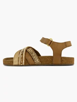 Clearance Bronskleurige Sandaal Kinderen Babyschoenen