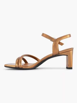 Online Bronze Sandalette Dames Sandalen