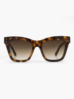 Online Bruine Cat Eye Zonnebril Print Dames Online Exclusive Accessoires