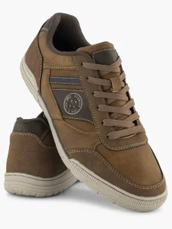 Sale Bruine Comfort Sneaker Heren Sneakers