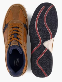 Sale Bruine Comfort Sneaker Heren Sneakers