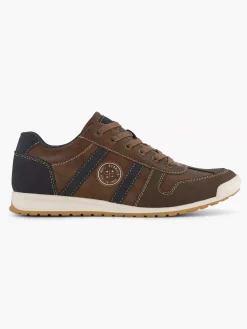Outlet Bruine Comfort Sneaker Heren Sneakers