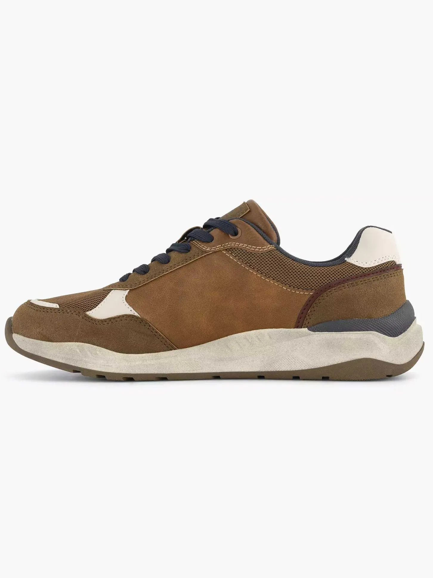 Hot Bruine Comfort Sneaker Heren Sneakers